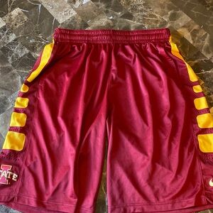Iowa State, Nike, Dry Fit shorts. Size XL